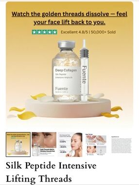 Fuente Deep Collagen Silk Peptide Intensive Ampoule- 3 Boxes